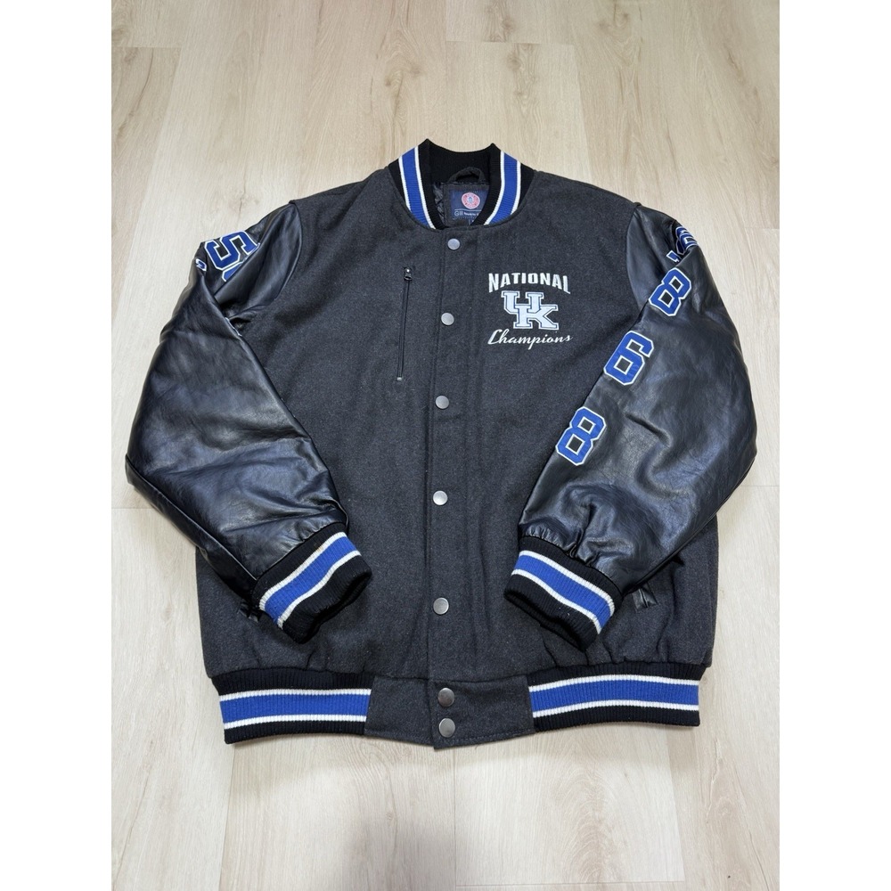 Vtg G3 Sports University Of Kentucky National Champions Varsity Jacket Men's XL